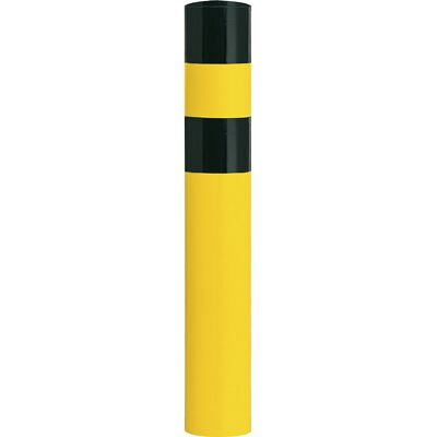 Rammschutz-Poller, Größe XL, schwarz / gelb, zum Einbetonieren Black Bull Rammschutz-Poller, Größe XL, schwarz / gelb, zum Einbetonieren Black Bull