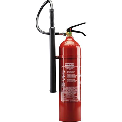 Kohlendioxid-CO2-Feuerlöscher, Inhalt 5 kg, inkl. Schneerohr, Brandklasse B GLORIA Kohlendioxid-CO2-Feuerlöscher, Inhalt 5 kg, inkl. Schneerohr, Brandklasse B GLORIA