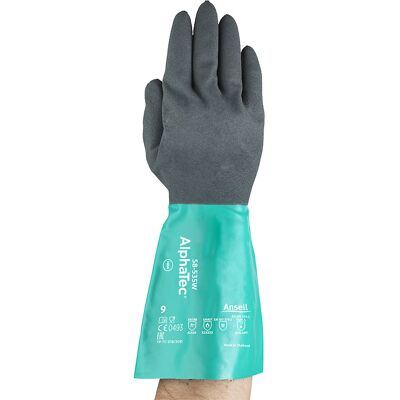 Arbeitshandschuh AlphaTec® 58-535W, grau, VE 6 Paar, Größe 9 Ansell Arbeitshandschuh AlphaTec® 58-535W, grau, VE 6 Paar, Größe 9 Ansell