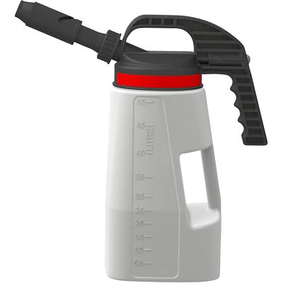 kaiserkraft PE-Universalabfüllkanne LubriFlex, mit 2 Ausläufen, Volumen 5 l, ab 5 Stk kaiserkraft PE-Universalabfüllkanne LubriFlex, mit 2 Ausläufen, Volumen 5 l, ab 5 Stk
