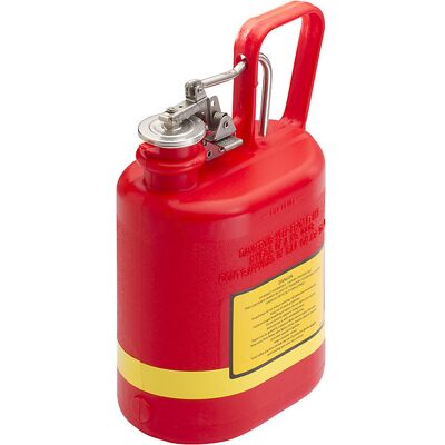 PE-Sicherheitsbehälter, Volumen 4 l, rot Justrite PE-Sicherheitsbehälter, Volumen 4 l, rot Justrite