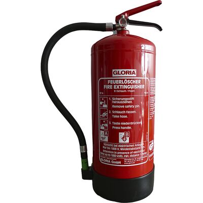 Dauerdruck-Schaumfeuerlöscher SD 9 E, Brandklasse A, B, Inhalt 9 l GLORIA Dauerdruck-Schaumfeuerlöscher SD 9 E, Brandklasse A, B, Inhalt 9 l GLORIA
