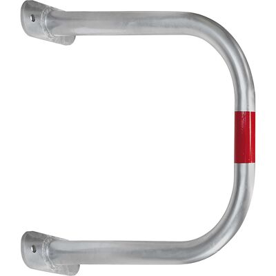 Wandschutzbügel, verzinkt/rot, HxB 600 x 500 mm Black Bull Wandschutzbügel, verzinkt/rot, HxB 600 x 500 mm Black Bull