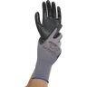 kaiserkraft Stretch-Strick-Handschuhe ERGO FLEX NOPPEN, schwarz/grau, VE 120 Paar, Größe 8 (M)