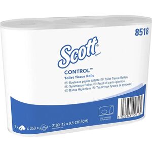 Kimberly-Clark Scott® CONTROL™ Standard-Toilettenpapier, VE 36 Stk x 350 Blatt, 3-lagig, weiß