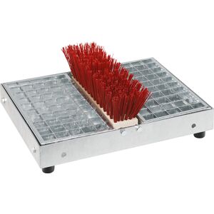 Schuhreiniger, mit Gitterrost, silber VAR Schuhreiniger, mit Gitterrost, silber VAR