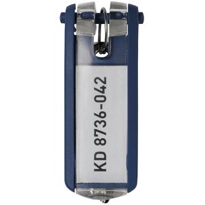 Schlüsselanhänger, Verpackungseinheit 6 Stück, blau DURABLE Schlüsselanhänger, Verpackungseinheit 6 Stück, blau DURABLE