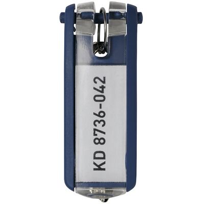 Schlüsselanhänger, Verpackungseinheit 6 Stück, blau DURABLE Schlüsselanhänger, Verpackungseinheit 6 Stück, blau DURABLE