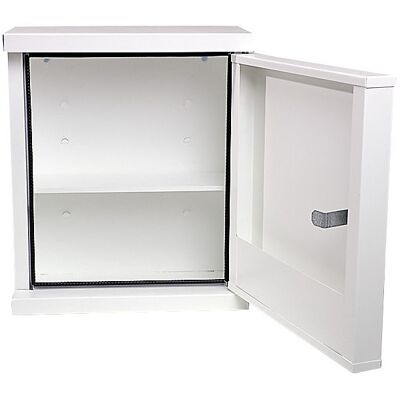 Verbandschrank nach DIN 13157, ohne Inhalt, weiß, Tiefe 200 mm, HxB 420 x 360 mm SÖHNGEN Verbandschrank nach DIN 13157, ohne Inhalt, weiß, Tiefe 200 mm, HxB 420 x 360 mm SÖHNGEN