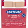 kaiserkraft Refill für SALVEQUICK, 6 VE elastische Pflaster-Abschnitte, je 21 Stk, VE à 6 Stk