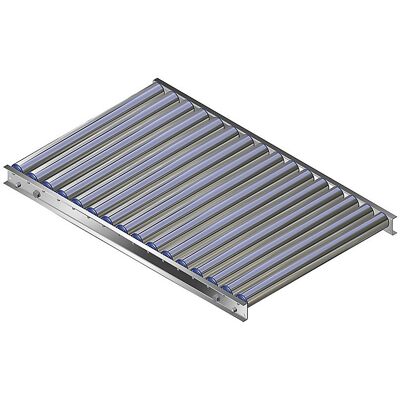Leicht-Rollenbahn, Aluminiumrahmen mit Aluminiumrollen, Bahnbreite 600 mm, Achsabstand 62,5 mm, Länge 1 m Gura Leicht-Rollenbahn, Aluminiumrahmen mit Aluminiumrollen, Bahnbreite 600 mm, Achsabstand 62,5 mm, Länge 1 m Gura