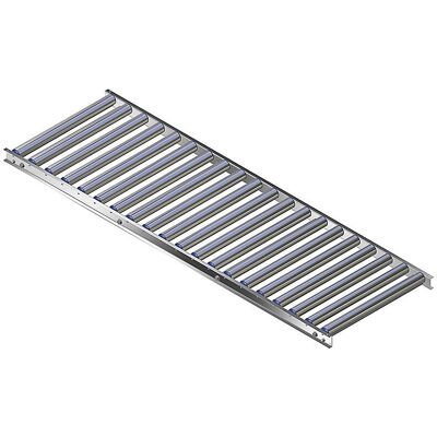 Leicht-Rollenbahn, Aluminiumrahmen mit Aluminiumrollen, Bahnbreite 600 mm, Achsabstand 100 mm, Länge 2,0 m Gura Leicht-Rollenbahn, Aluminiumrahmen mit Aluminiumrollen, Bahnbreite 600 mm, Achsabstand 100 mm, Länge 2,0 m Gura