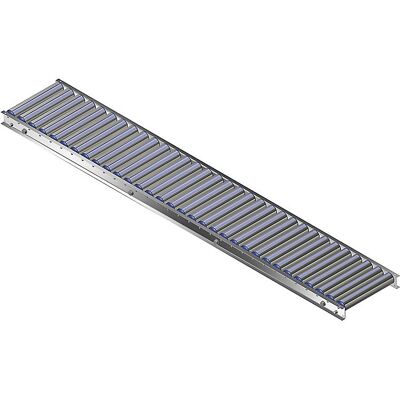 Leicht-Rollenbahn, Aluminiumrahmen mit Aluminiumrollen, Bahnbreite 300 mm, Achsabstand 62,5 mm, Länge 2,0 m Gura Leicht-Rollenbahn, Aluminiumrahmen mit Aluminiumrollen, Bahnbreite 300 mm, Achsabstand 62,5 mm, Länge 2,0 m Gura