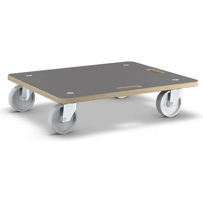 Transportroller MaxiGRIP, rechteckig, mit FSC®-Zertifizierung, LxBxH 590 x 490 x 135 mm, Tragfähigkeit 400 kg Wagner Transportroller MaxiGRIP, rechteckig, mit FSC®-Zertifizierung, LxBxH 590 x 490 x 135 mm, Tragfähigkeit 400 kg Wagner
