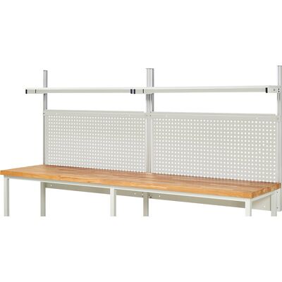 System-Aufbau-Komplettset 1, für Werkbank, Breite 3000 mm RAU System-Aufbau-Komplettset 1, für Werkbank, Breite 3000 mm RAU