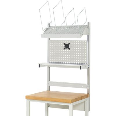 System-Aufbau-Komplettset 3, für Werkbank, Breite 750 mm RAU System-Aufbau-Komplettset 3, für Werkbank, Breite 750 mm RAU
