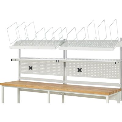 System-Aufbau-Komplettset 3, für Werkbank, Breite 3000 mm RAU System-Aufbau-Komplettset 3, für Werkbank, Breite 3000 mm RAU