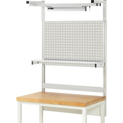 System-Aufbau-Komplettset 4, für Werkbank, Breite 1000 mm RAU System-Aufbau-Komplettset 4, für Werkbank, Breite 1000 mm RAU
