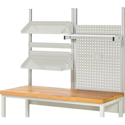 System-Aufbau-Komplettset 5, für Werkbank, Breite 1500 mm RAU System-Aufbau-Komplettset 5, für Werkbank, Breite 1500 mm RAU