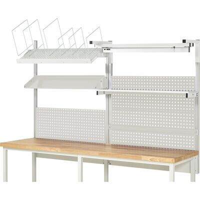 System-Aufbau-Komplettset 6, für Werkbank, Breite 2500 mm RAU System-Aufbau-Komplettset 6, für Werkbank, Breite 2500 mm RAU