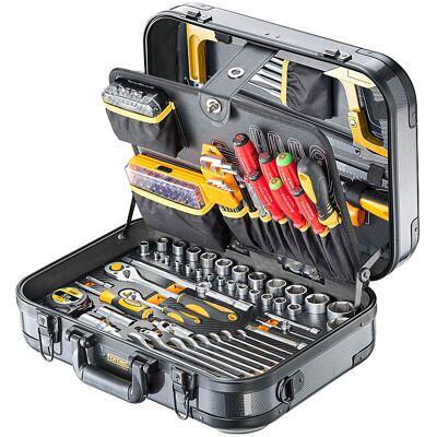 Werkzeugkoffer Ultimate, mit 234 Teilen, schwarz, gelb fortec® Werkzeugkoffer Ultimate, mit 234 Teilen, schwarz, gelb fortec®