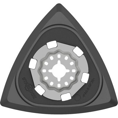 Deltaschleifplatte Starlock, für Schleifpapier, 93 x 93 x 93 mm Projahn Deltaschleifplatte Starlock, für Schleifpapier, 93 x 93 x 93 mm Projahn