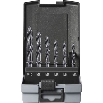 PROSTEP Kombi-Gewindebohrer Set, TiAlN-Beschichtung, 7 Teile Projahn PROSTEP Kombi-Gewindebohrer Set, TiAlN-Beschichtung, 7 Teile Projahn