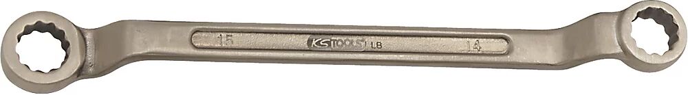 KS Tools BRONZEplus Doppel-Ringschlüssel gekröpft metrisch 20 x 22 mm