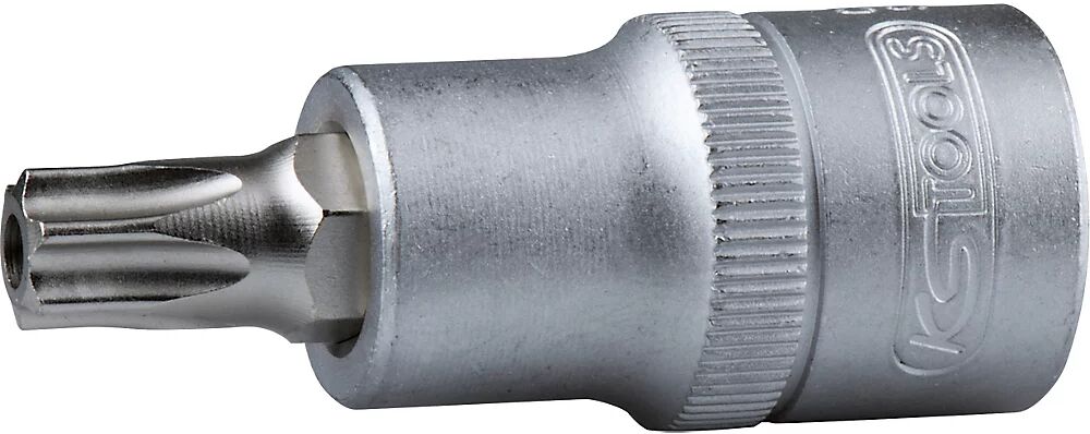 KS Tools 1/2'' Bit-Stecknuss Torx mit Stirnlochbohrung TB55