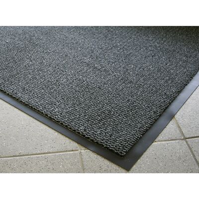Kaiserkraft Innenbereichsmatte - Polypropylen, Schwarz / Metallisch - 900mm Breite Kaiserkraft Innenbereichsmatte - Polypropylen, Schwarz / Metallisch - 900mm Breite