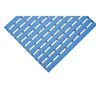 KAISER+KRAFT PVC-Profilmatte, pro lfd. m, Lauffläche aus Hart-PVC, rutschsicher, Breite 600 mm, blau