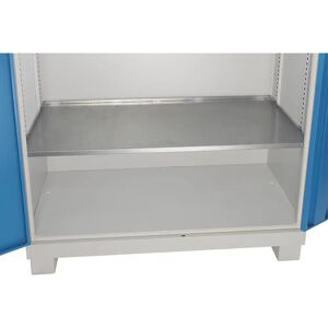 eurokraft pro Fachboden, verzinkt, HxBxT 45 x 1167 x 550 mm, Traglast 80 kg