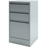 BISLEY Hängeregistraturschrank HomeFiler, 2 Schubladen, 1 Hängeregistratur, silber