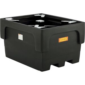 PE-Auffangwanne für Tankcontainer IBC/KTC, für 1 x IBC/KTC, mit PE-Stützkreuz CEMO PE-Auffangwanne für Tankcontainer IBC/KTC, für 1 x IBC/KTC, mit PE-Stützkreuz CEMO