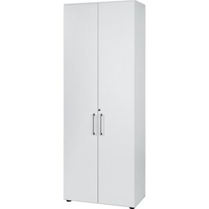 Büroschrank, 5 Fachböden, 6 Ordnerhöhen, lichtgrau eurokraft pro Büroschrank, 5 Fachböden, 6 Ordnerhöhen, lichtgrau eurokraft pro