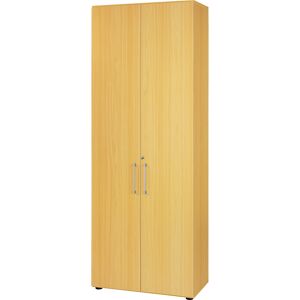 Büroschrank, 5 Fachböden, 6 Ordnerhöhen, Dekor Buche eurokraft pro Büroschrank, 5 Fachböden, 6 Ordnerhöhen, Dekor Buche eurokraft pro