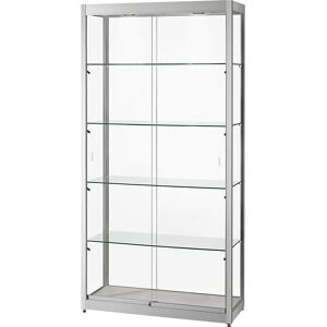 kaiserkraft Vitrine, BxTxH 1000 x 400 x 2000 mm, LED-Beleuchtung, Leuchtkopf-Ø 35 mm, ohne Unterschrank kaiserkraft Vitrine, BxTxH 1000 x 400 x 2000 mm, LED-Beleuchtung, Leuchtkopf-Ø 35 mm, ohne Unterschrank