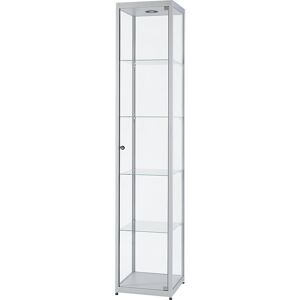 kaiserkraft Vitrine mit LED-Deckenspot, 1 x 5 W, Höhe 2000 mm, BxT 400 x 400 mm kaiserkraft Vitrine mit LED-Deckenspot, 1 x 5 W, Höhe 2000 mm, BxT 400 x 400 mm