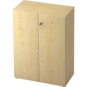 Aktenschrank, Flügeltüren, 2 Fachböden, Ahorn-Dekor / Ahorn-Dekor eurokraft pro Aktenschrank, Flügeltüren, 2 Fachböden, Ahorn-Dekor / Ahorn-Dekor eurokraft pro