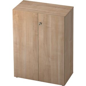 Aktenschrank, Flügeltüren, 2 Fachböden, Nussbaum / Nussbaum eurokraft pro Aktenschrank, Flügeltüren, 2 Fachböden, Nussbaum / Nussbaum eurokraft pro