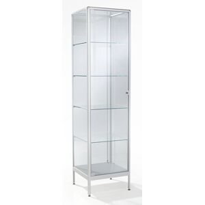 Eurokraft pro Vitrin - Silber eloxiert, 500mm, 1 Tür - Ausstellungsschrank Eurokraft pro Vitrin - Silber eloxiert, 500mm, 1 Tür - Ausstellungsschrank