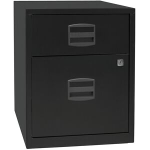 Mobiler Beistellschrank PFA, 1 Schublade, 1 Hängeregistratur, schwarz BISLEY Mobiler Beistellschrank PFA, 1 Schublade, 1 Hängeregistratur, schwarz BISLEY