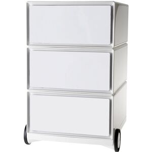 Rollcontainer easyBox®, 3 Schubladen, weiß / weiß EasyBox Rollcontainer easyBox®, 3 Schubladen, weiß / weiß EasyBox