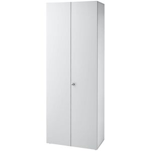 Aktenschrank, Flügeltüren, 5 Fachböden, lichtgrau / lichtgrau eurokraft pro Aktenschrank, Flügeltüren, 5 Fachböden, lichtgrau / lichtgrau eurokraft pro