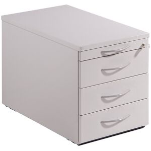 Kaiserkraft THEA - Rollcontainer, 3 Schubladen, lichtgrau Kaiserkraft THEA - Rollcontainer, 3 Schubladen, lichtgrau