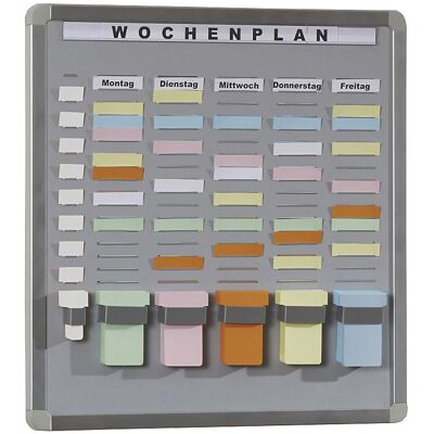 T-Card Systemtafel, Hartschaum-Trägerplatte, grau, BxH 468 x 458 mm, mit 20 Fächern und 5 Reihen EICHNER T-Card Systemtafel, Hartschaum-Trägerplatte, grau, BxH 468 x 458 mm, mit 20 Fächern und 5 Reihen EICHNER
