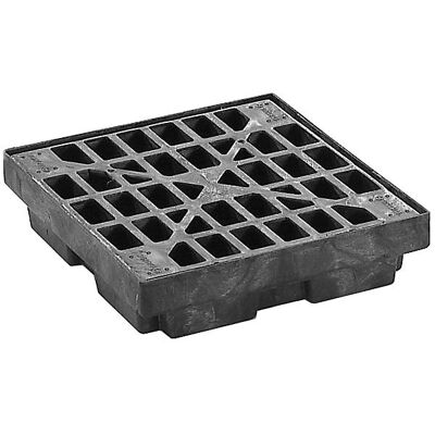 PE-Auffangwanne aus PE-Regenerat, Flachwanne, für 1 x 200 l Fässer, Auffangvolumen 45 l Justrite PE-Auffangwanne aus PE-Regenerat, Flachwanne, für 1 x 200 l Fässer, Auffangvolumen 45 l Justrite