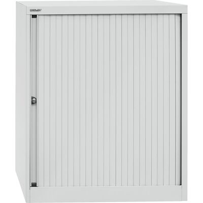 Euro-Rollladenschrank, Breite 800 mm, 2 Fachböden, lichtgrau BISLEY Euro-Rollladenschrank, Breite 800 mm, 2 Fachböden, lichtgrau BISLEY