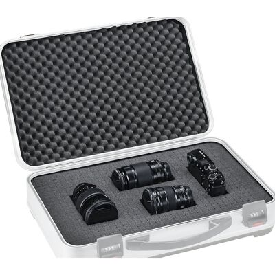 Würfelschaum-Set, für Inhalt 73 l, Innenmaß LxBxH 550 x 350 x 380 mm ZARGES Würfelschaum-Set, für Inhalt 73 l, Innenmaß LxBxH 550 x 350 x 380 mm ZARGES