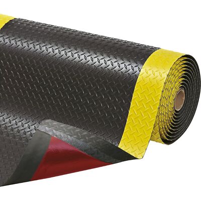 Anti-Ermüdungsmatte Cushion Trax®, pro lfd. m, PVC, schwarz / gelb, Breite 910 mm NOTRAX Anti-Ermüdungsmatte Cushion Trax®, pro lfd. m, PVC, schwarz / gelb, Breite 910 mm NOTRAX